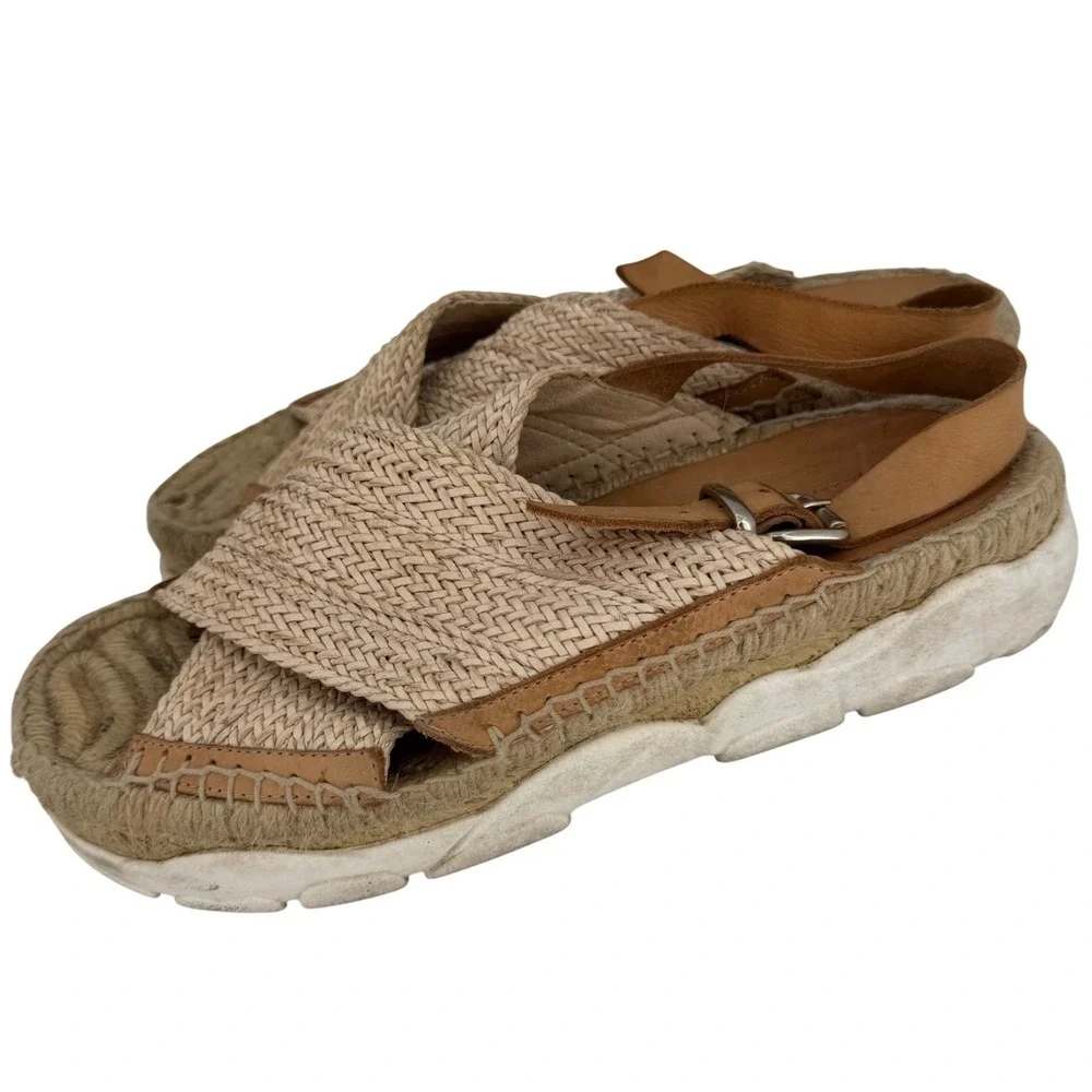 Anthropologie Farylrobin Ursula Espadrille Sport Sandals Boho Resort EU40